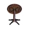 International Concepts Round 36 in Round Top Pedestal Table, 34.9 inH, Rich Mocha, 36 in W, 36 in L, 35.9 in H, Wood K15-36RT-27B-6B - alternate 3